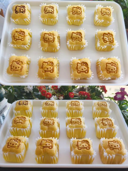mini古早蛋糕🧁口感绵软敲好吃😋