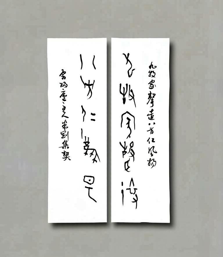 米刚甲骨文作品