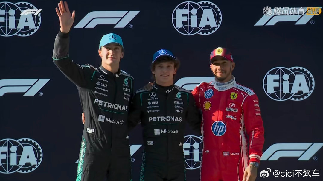 恭喜安东内利成为了史上最年轻的杆位选手！不到20岁的少年，刷新了维特尔的记录在上