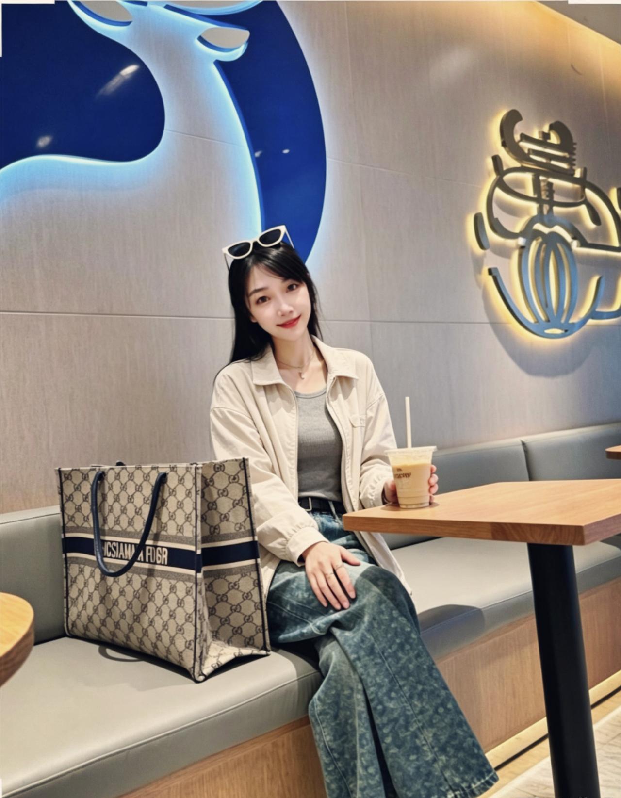 美女究竟能有多美忙里偷闲的咖啡时间，是成年人的小治愈