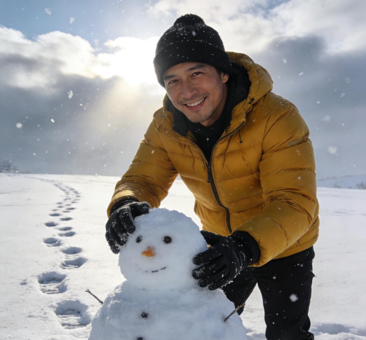 【短视频脚本：冬日打卡季·帅气大叔的暖冬日】

场景一：街头暖阳下

（画面：帅