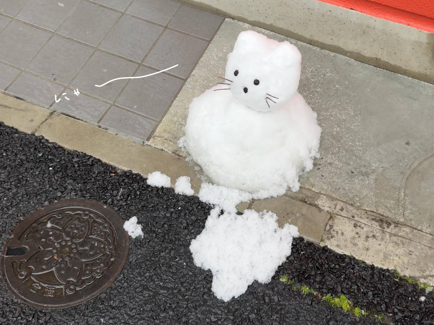 石森璃花「雪だ〜」　りかのいんすた