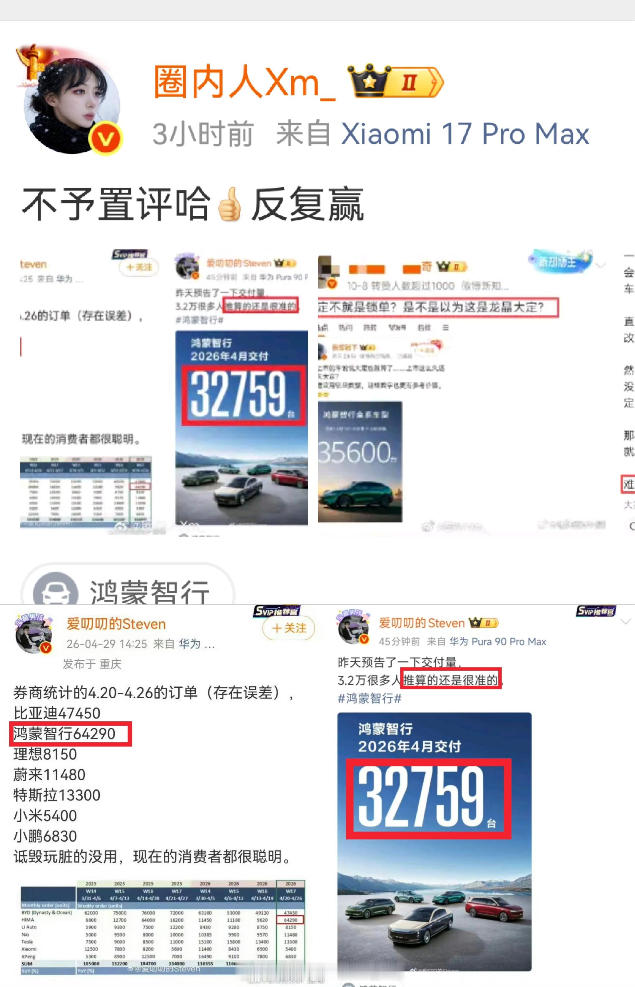 咱好好说…我前两天发的4.20-4.26的订单，今天才5.1号，我又发了4月份交