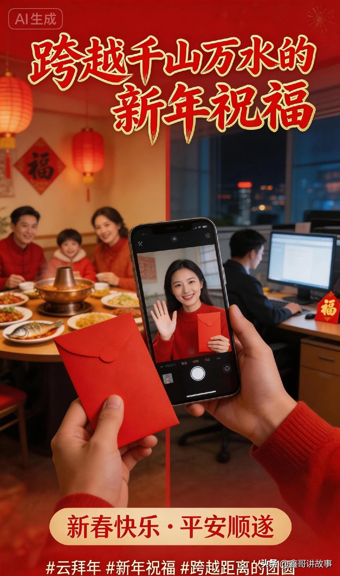 天南地北大拜年！四海同春，万家团圆，这才是中国年最暖的模样
 
爆竹声声辞旧岁，