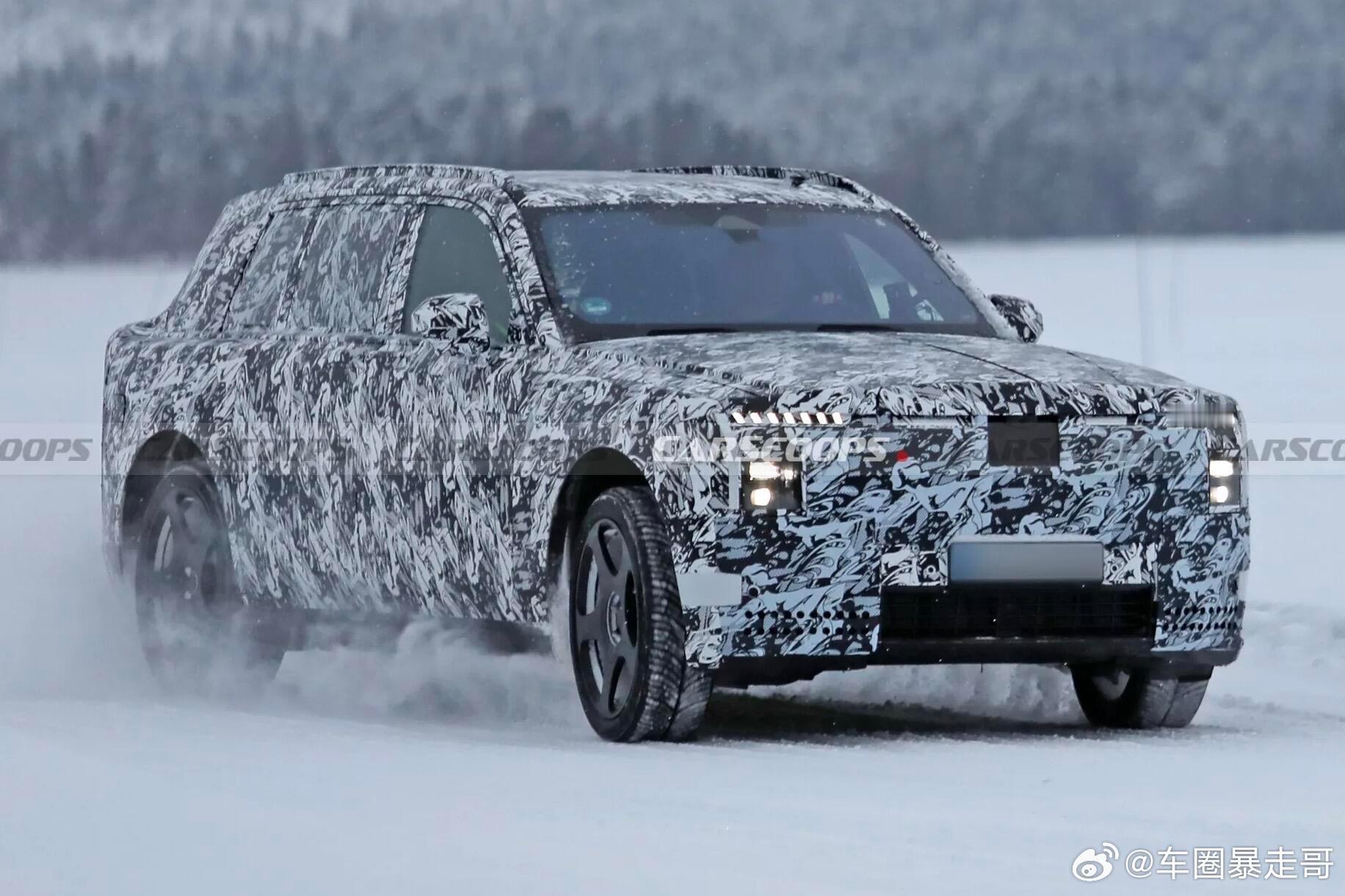 大v聊车 全新劳斯莱斯库里南谍照首次曝光 