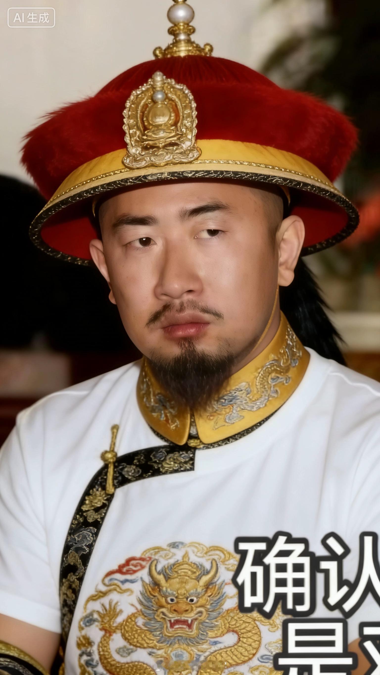 我看到的是不怒自威的气场！