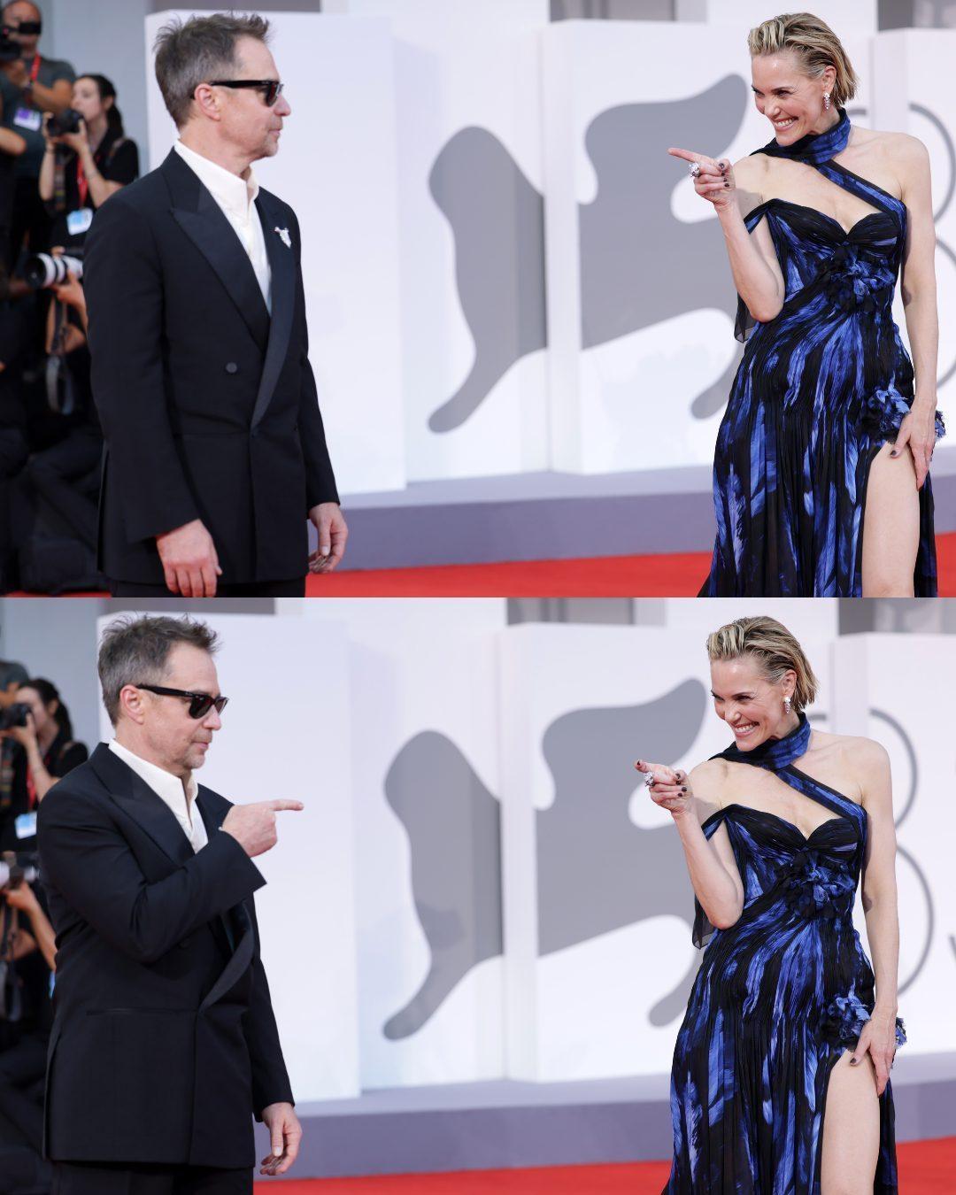 Leslie Bibb wears ArdAzAei Couture ​​​