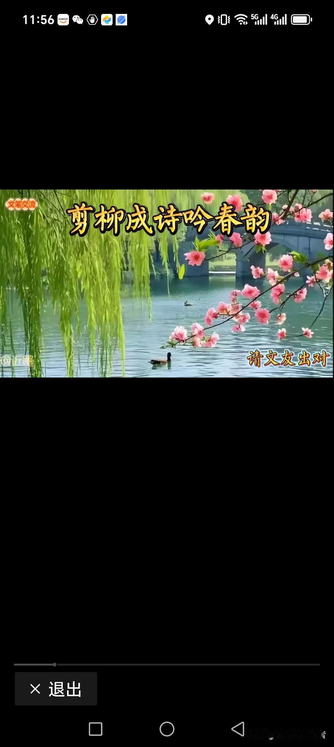 剪柳成诗吟春韵
映梅入画叹冬景