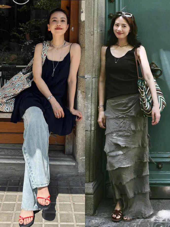 能永远被高圆圆的穿搭审美治愈啊~  