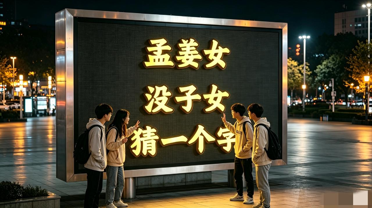这个字谜难倒了四个大学生，你能猜出来这是什么字吗？求高手解答！