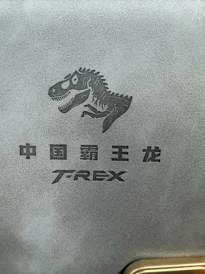 哥们儿这个logo设计的真有意思.这霸王龙看着很凶的样子.然后那俩小爪子.怎么看