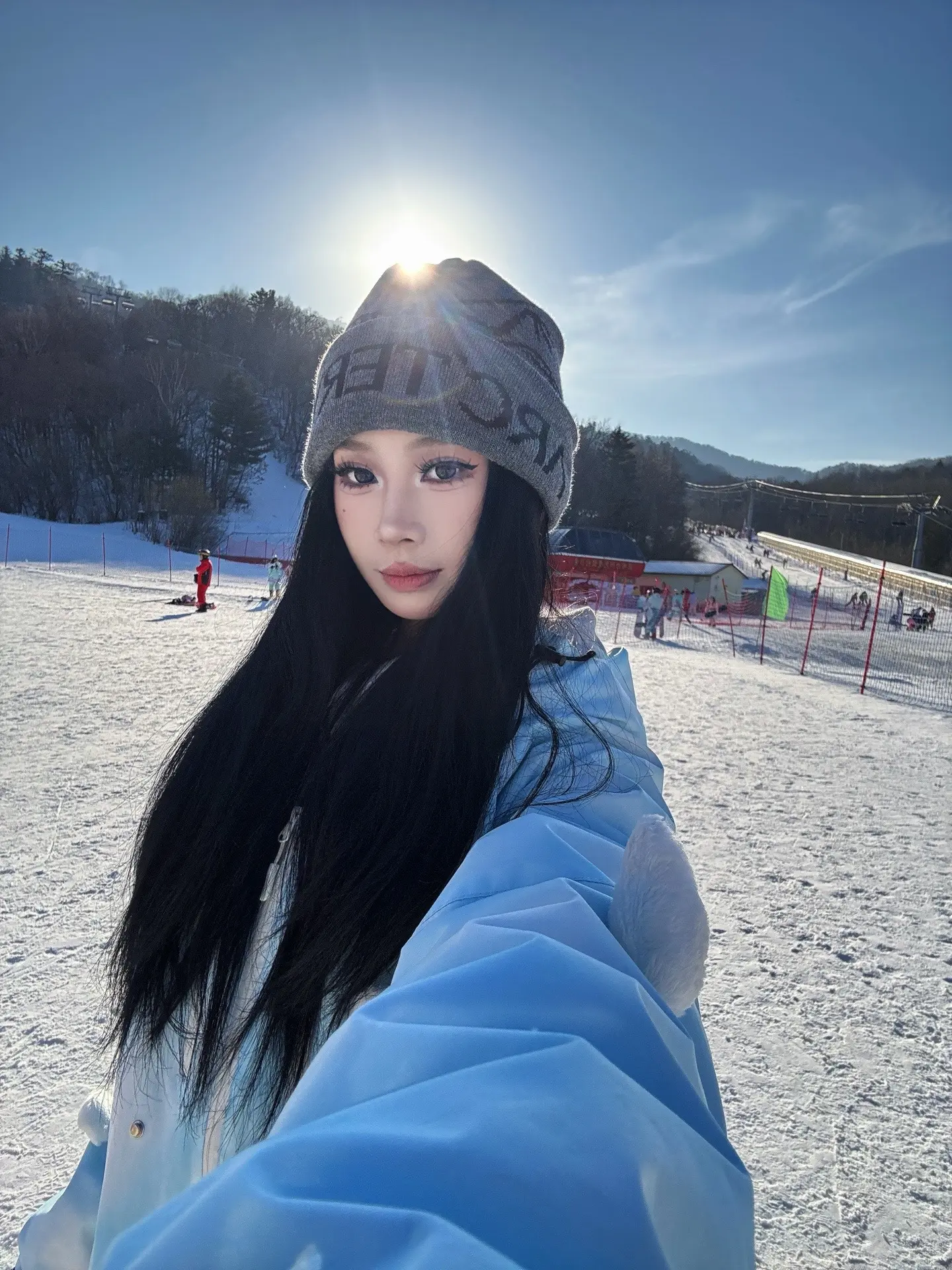 一直滑雪一直爽。