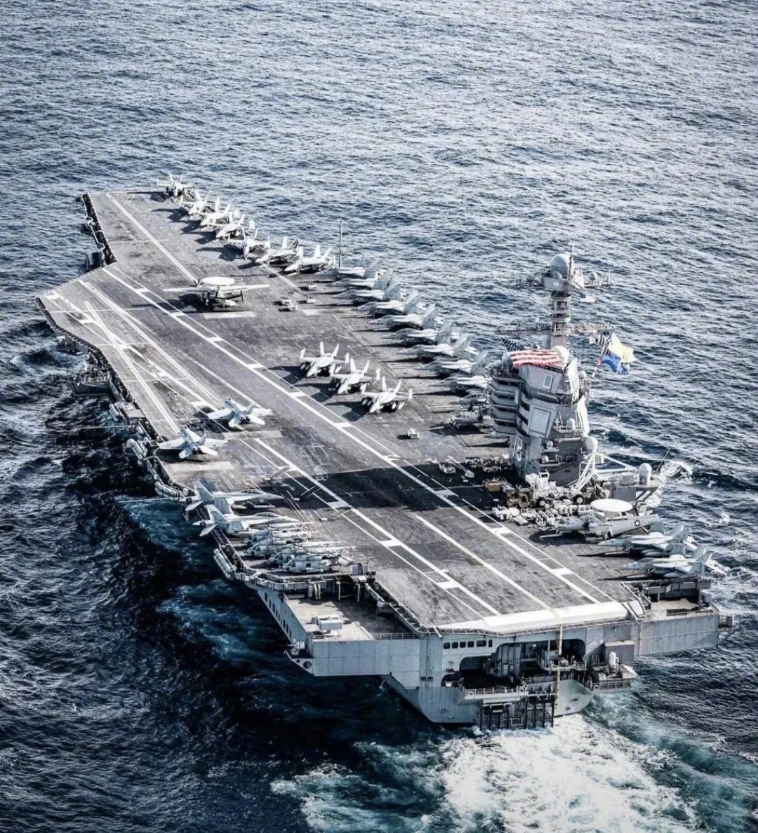 【美国总统唐纳德·特朗普声称：伊朗导弹袭击了世界上最大的航空母舰“福特”号，并称