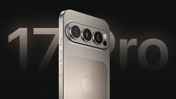 iPhone 17 Pro渲染图，如果到时候真长这样，镜头改为横向排列，那将是这