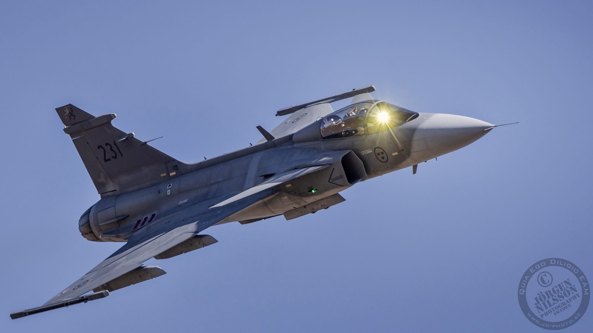 今日鹰狮 瑞典空军F7联队JAS39C鹰狮Photo credit: JÖRGE