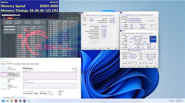 芝奇DDR5内存正式突破8GHz！时序更感人