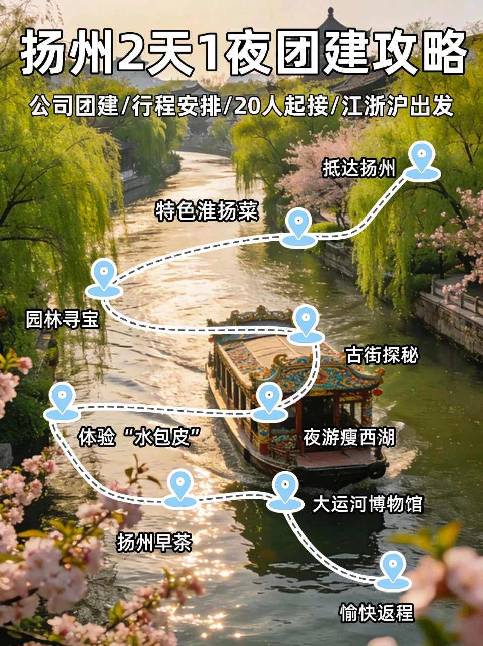江浙沪团建丨烟花三月下扬州🌸2天1夜攻略