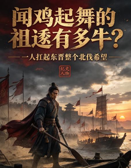 提到祖逖，所有人第一反应都是：闻鸡起舞。
课本把他写成一个刻苦练武、勤奋自律的悲