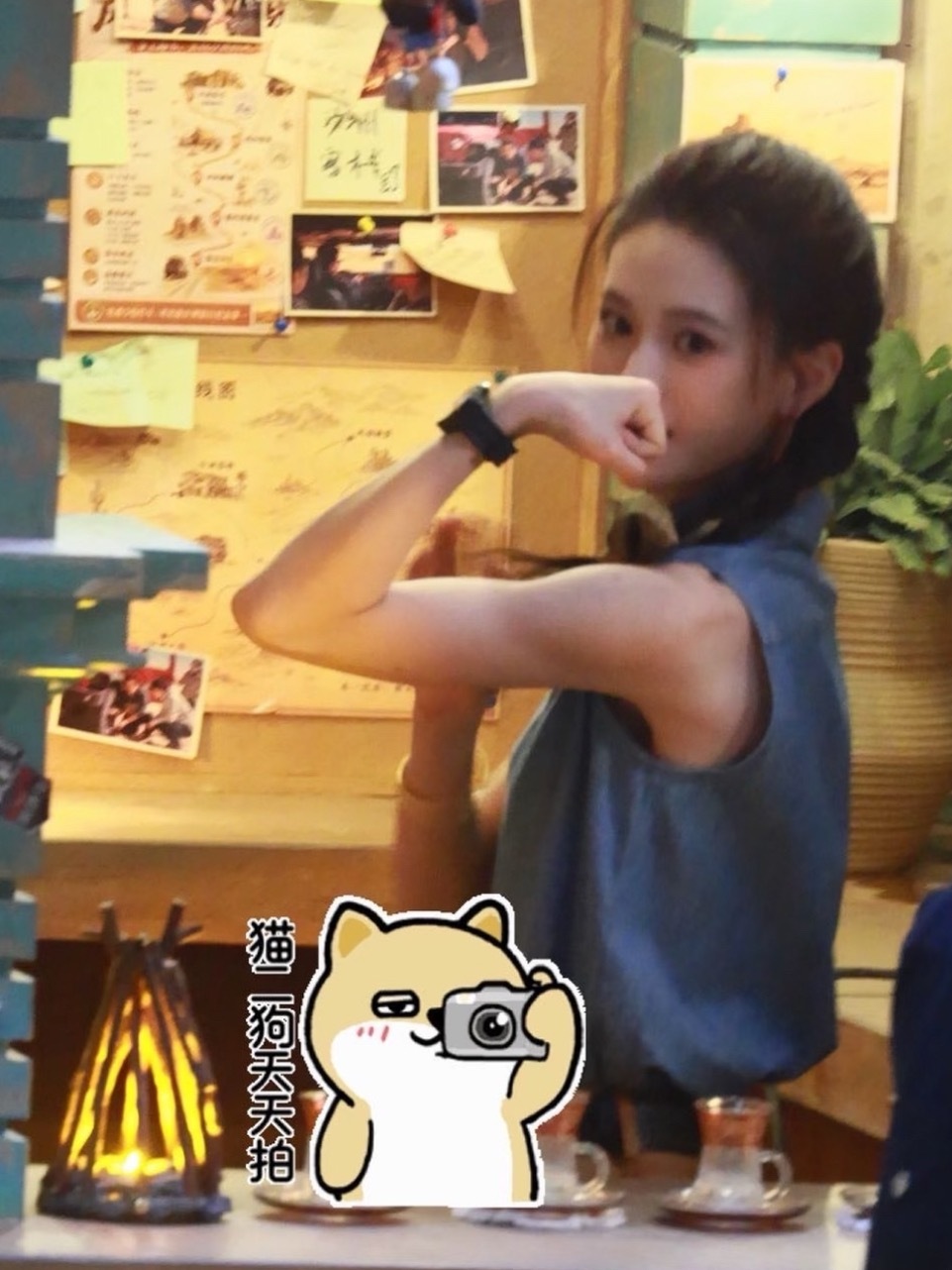 孩子健身成果嘎嘎的💪 