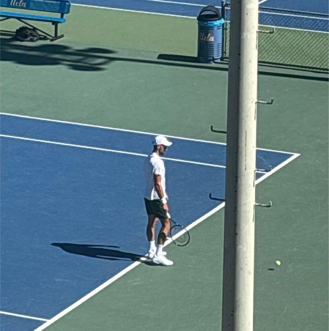 德约科维奇已经来到加利福尼亚
将出战下周的印第安维尔斯赛