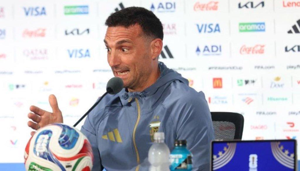 阿根廷球迷俱乐部阿根廷vs埃及 赛前发布会阿根廷主帅🇦🇷 斯卡洛尼：“主裁和