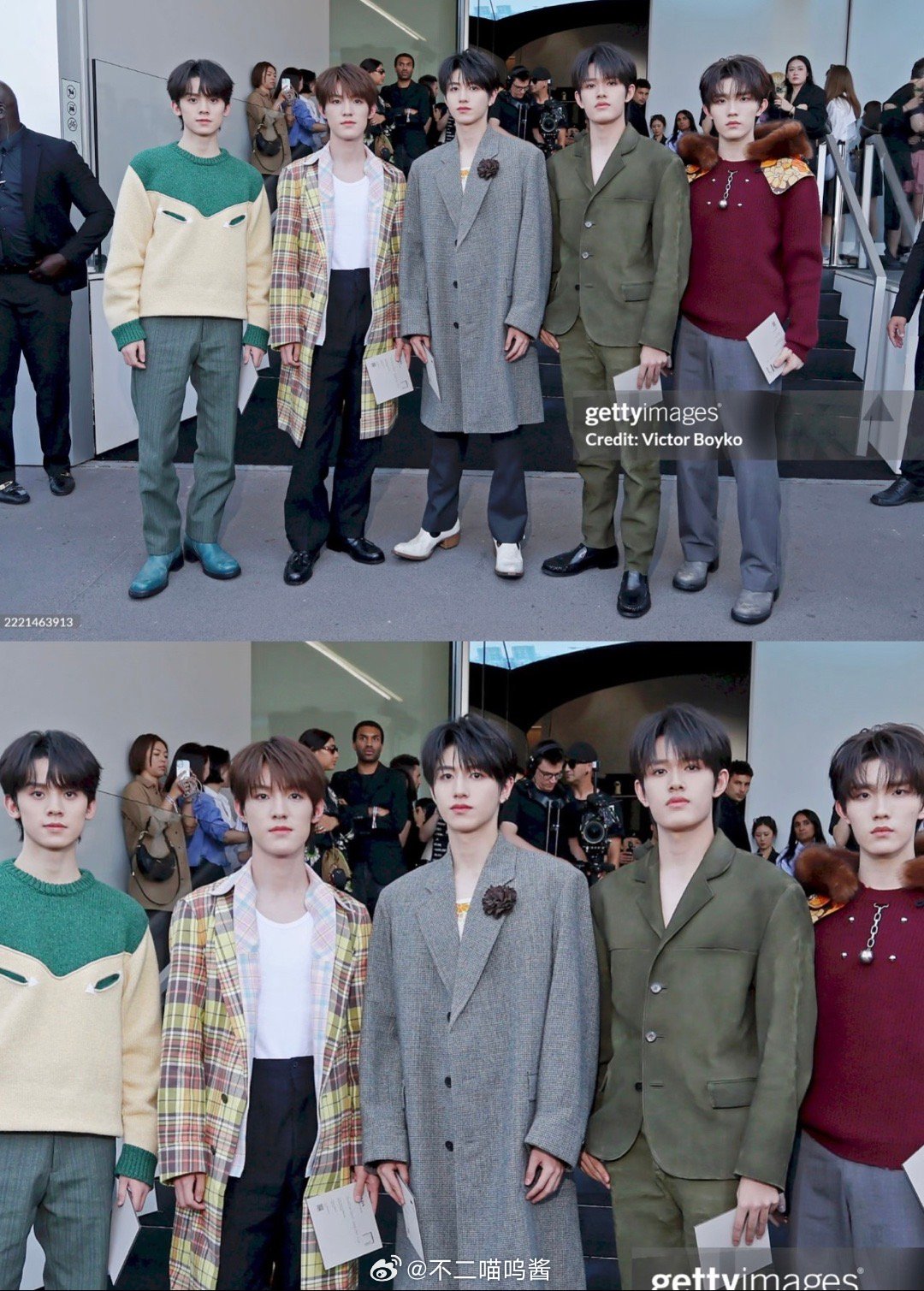 TOP登陆少年全员身穿 prada 2025 秋冬男装系列亮相26春夏男装大秀，