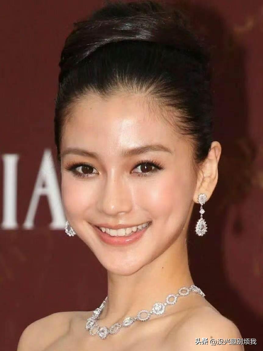 这是angelababy第一次走红毯的时候