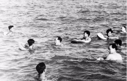 1954年，毛主席去北戴河游泳，恰巧偶遇一个老渔夫，此人没认出毛主席的身份，还和