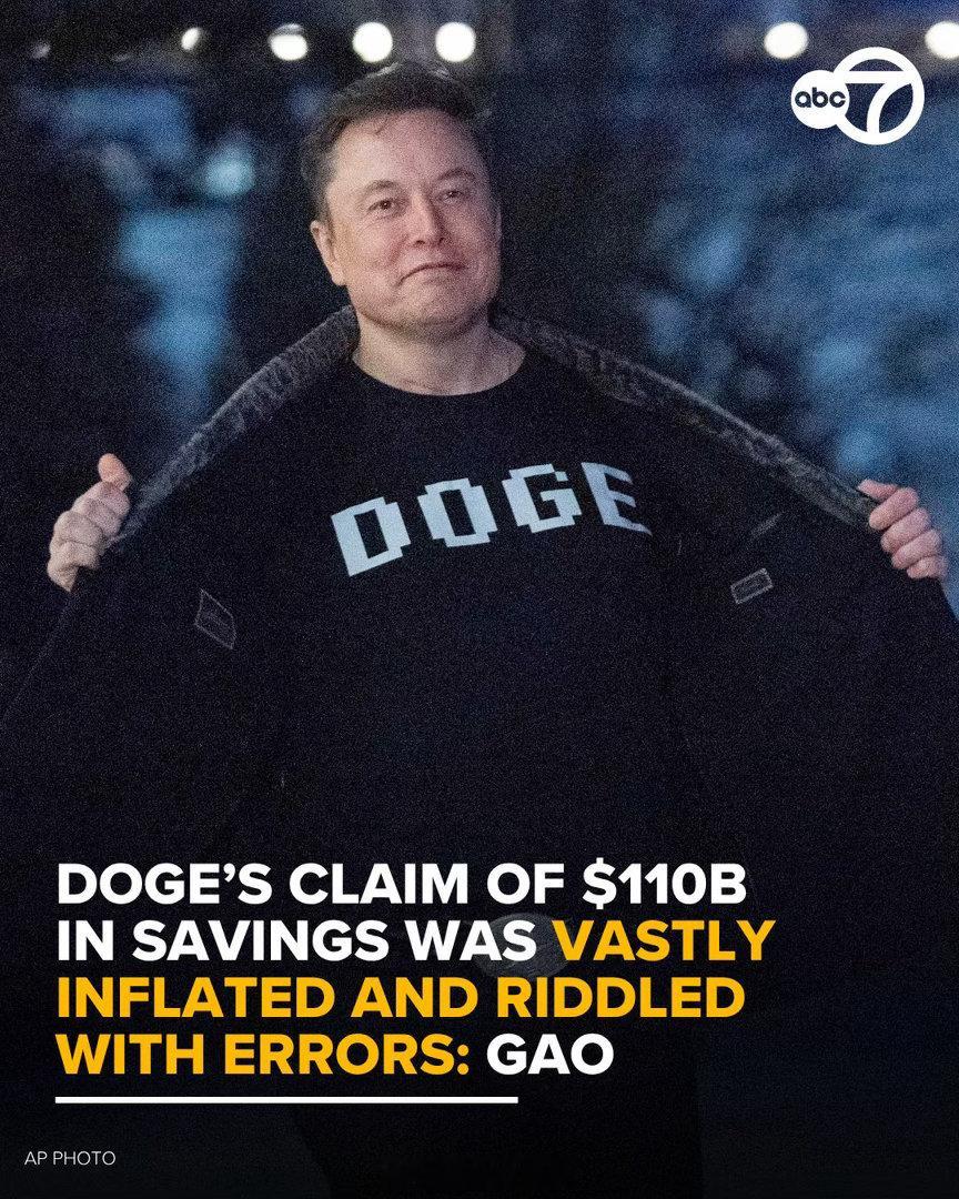 DOGE"1100亿美元省钱账本"漏洞百出，96%的拨款削减无法核实美国国会监督