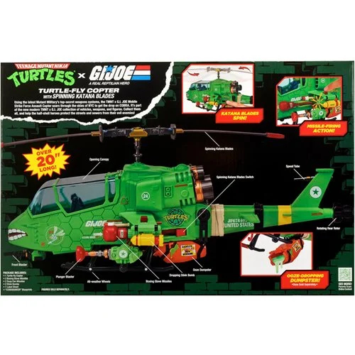 GIJOE特种部队和忍者神龟联名玩具包装图更新忍者神龟