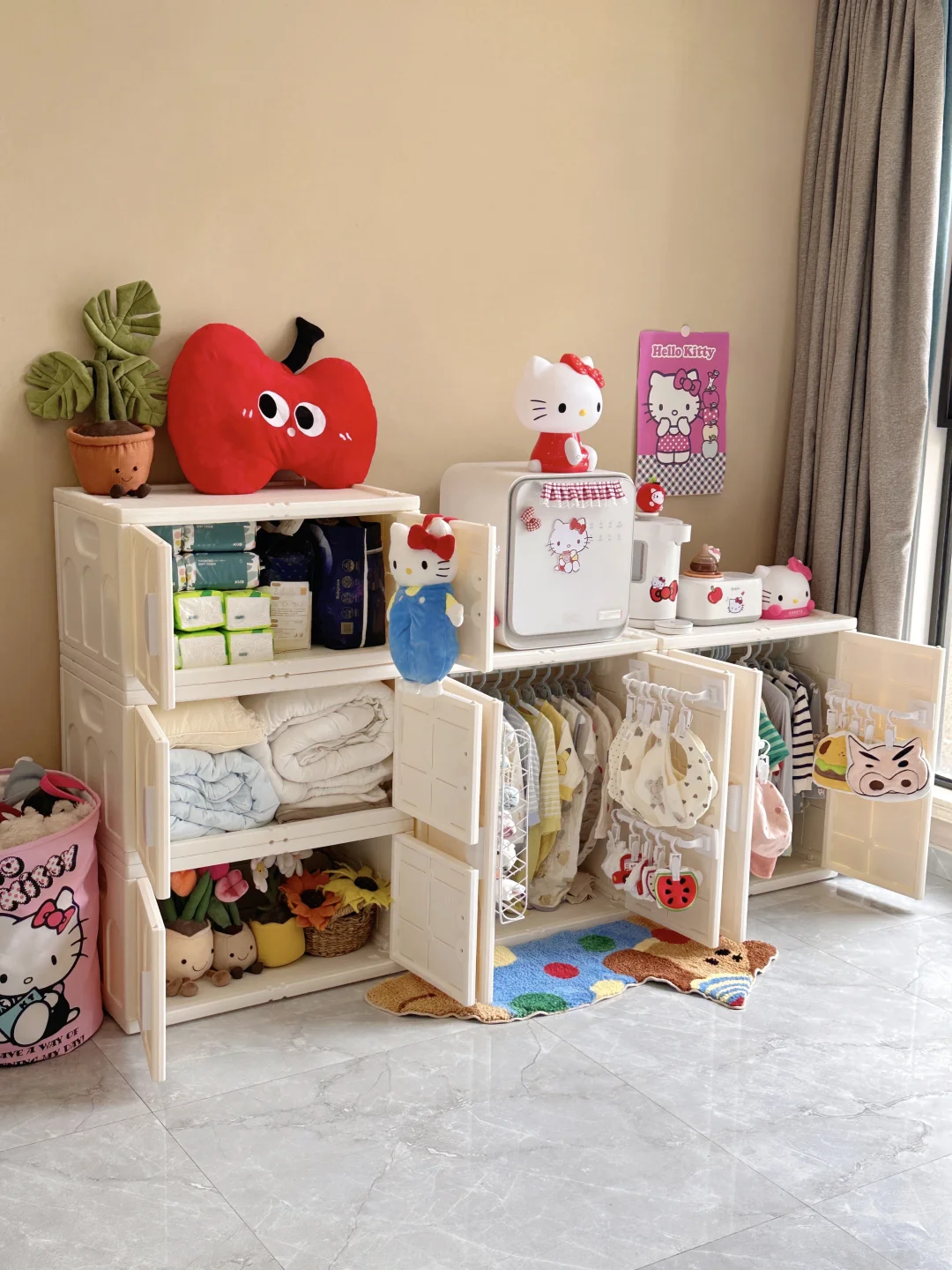 绝了😭这柜子真是我家万能变形金刚！