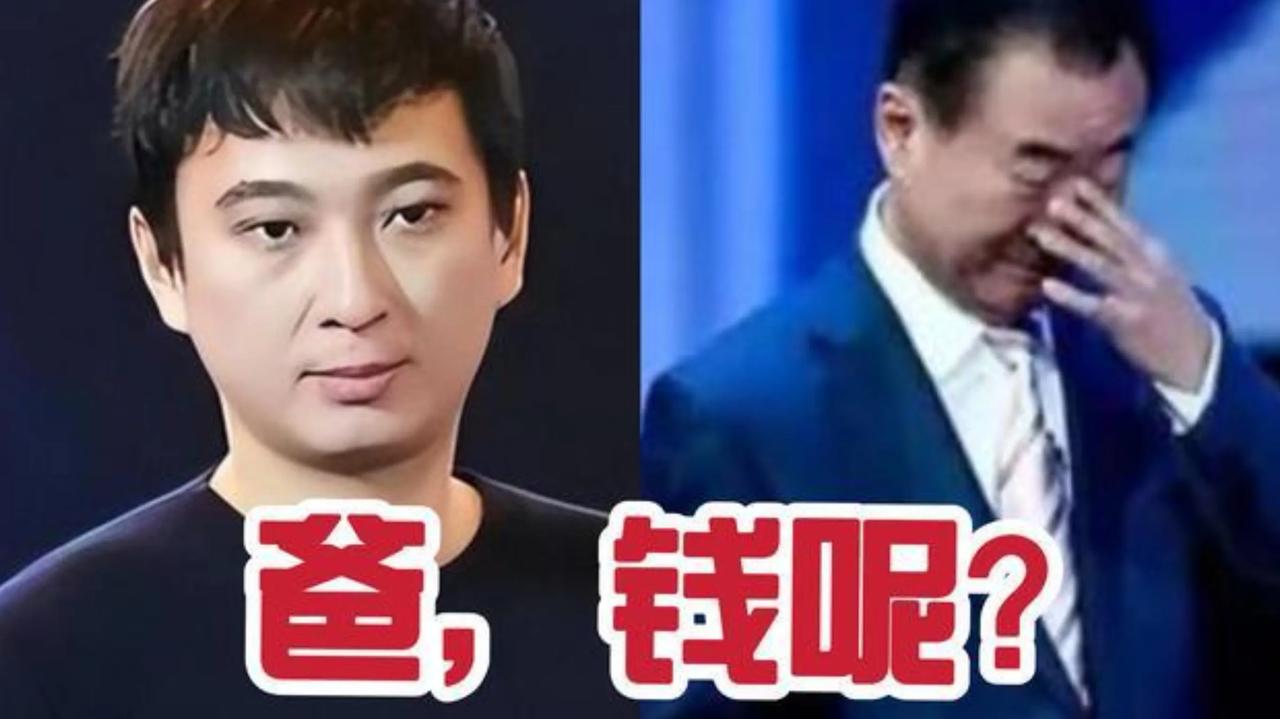 王健林只有一个独生子，那就是王思聪。他给了王思聪五个亿，让他自主创业。

他说：