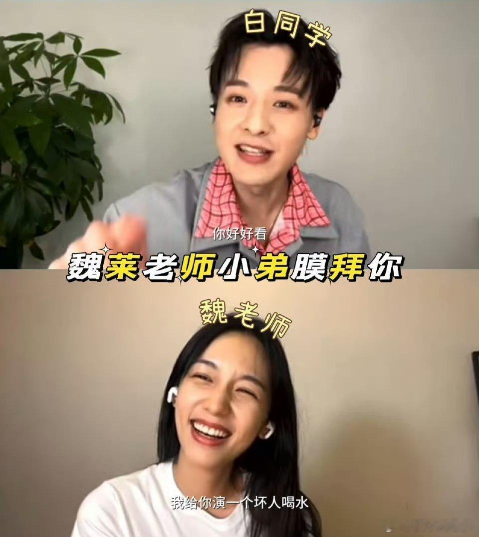 白澍演坏人对标的是周也魏莱演员互相交流心得 演的都很棒，又想起周也那个恶 女角色