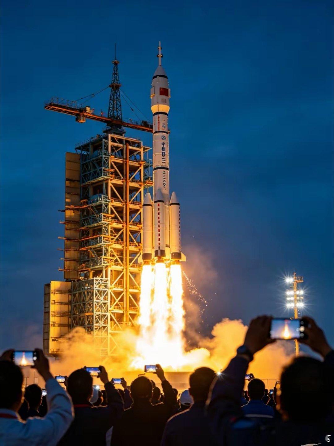神23出征仪式太燃了！今天的酒泉卫星发射中心，满是热血与期待，神舟二十三号载人飞