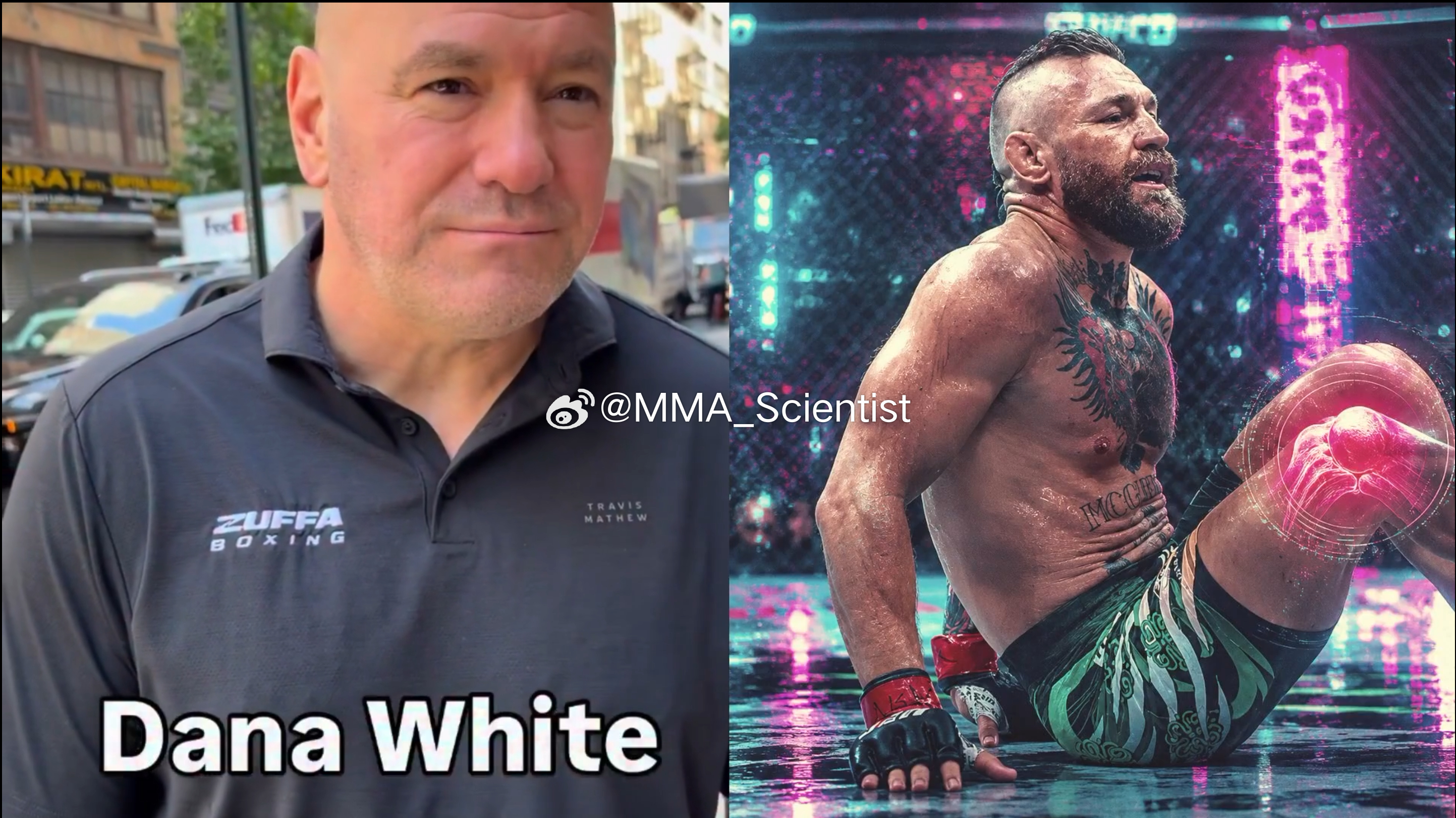 “一言九鼎”白大拿（Dana White）拒绝立刻谈论“嘴炮”康纳·麦格雷戈（C
