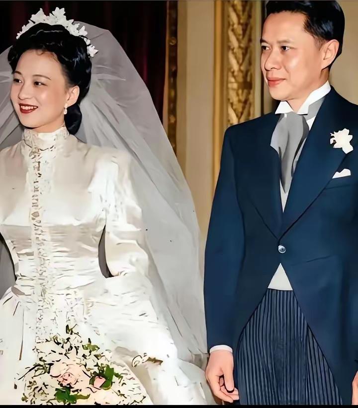 1941年，35岁的宋子安迎娶20岁的胡其瑛为妻，两人郎才女貌，天作之合，真的太