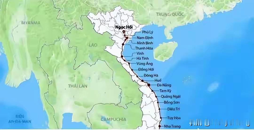 越南南北高铁计划喊了26年，图纸堆积如山，却连一寸轨道都未铺设。最主要原因是它们