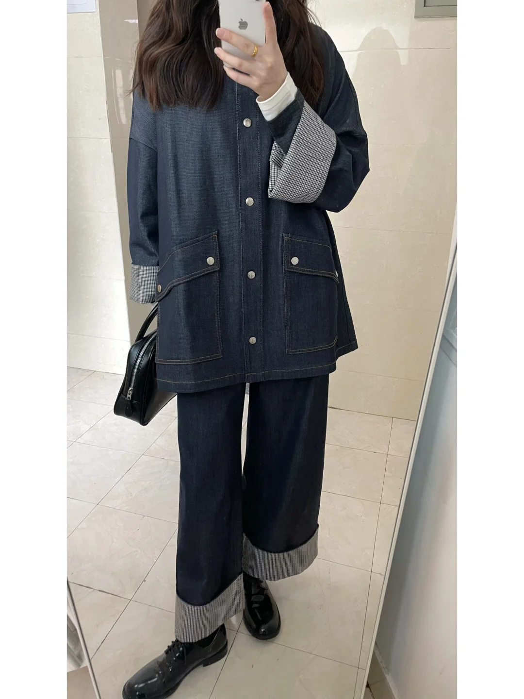 牛仔套装 舒适随性