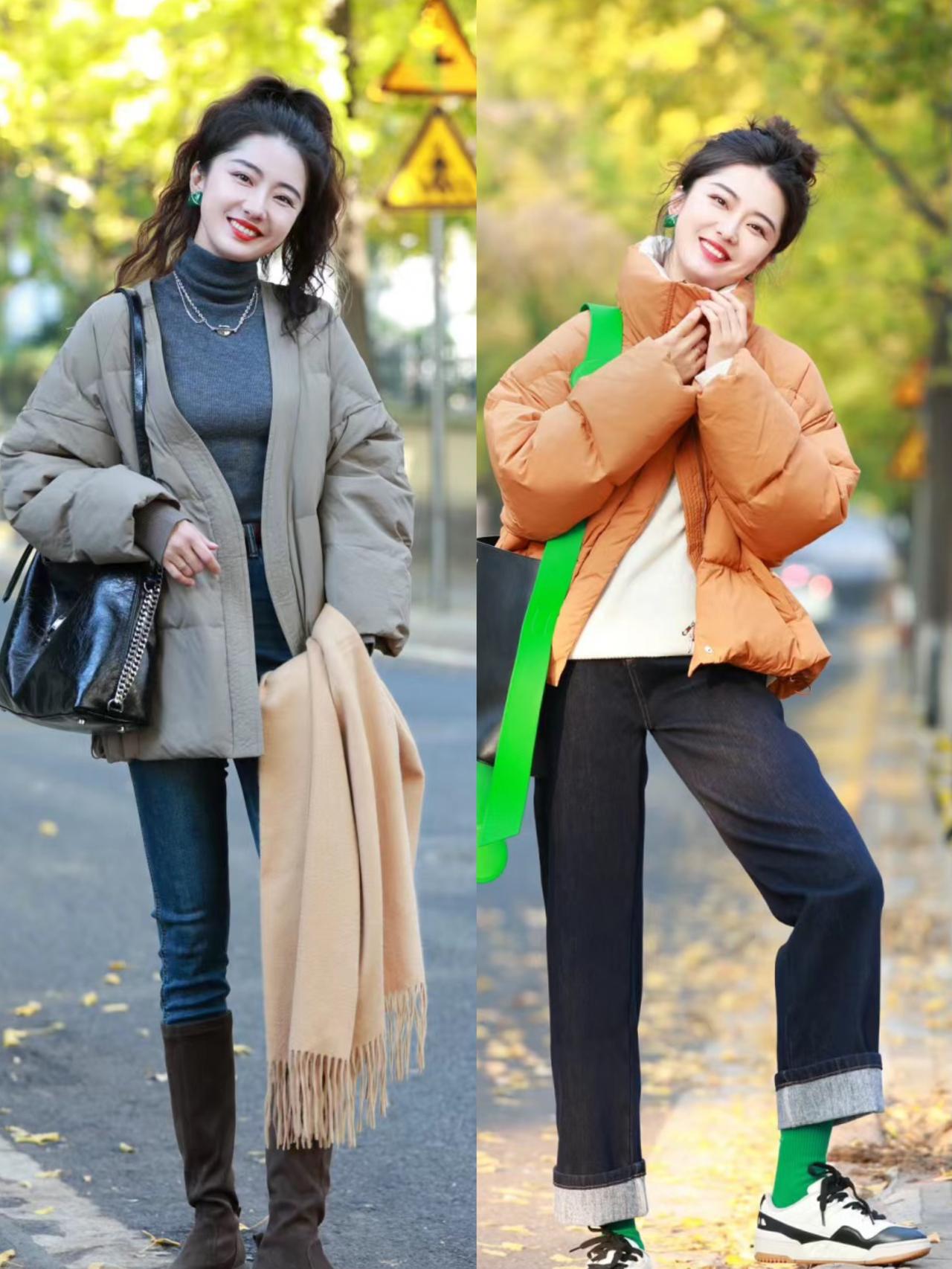 冬天最耐穿的“短款羽绒服”，利落大方又显高，配裙子裤子都好看
短款羽绒服是秋冬季