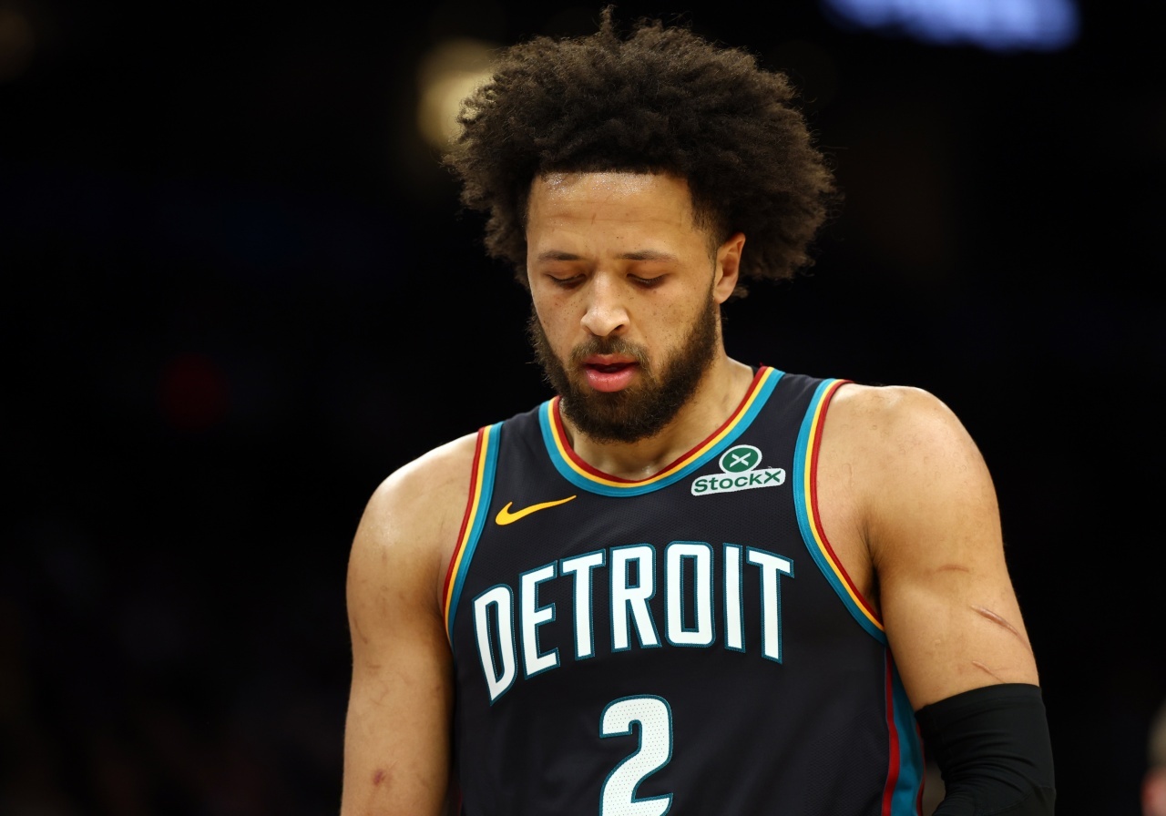 本赛季当坎宁安出战时，活塞44胜17负，胜率为72.1%；当坎宁安缺阵时，活塞6