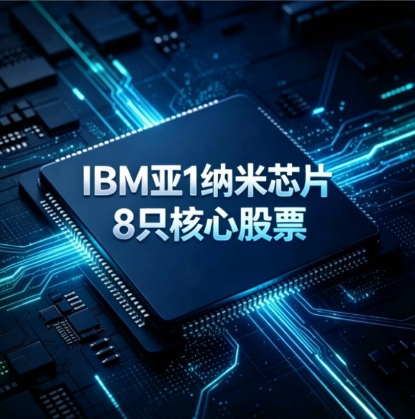 IBM亚1nm（0.7nm）核心8股6.25 IBM发布0.7nm三维纳米堆叠+