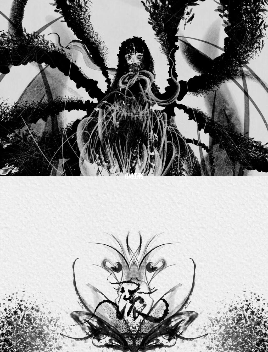 【滚】画了正反两面的画打算做扇子