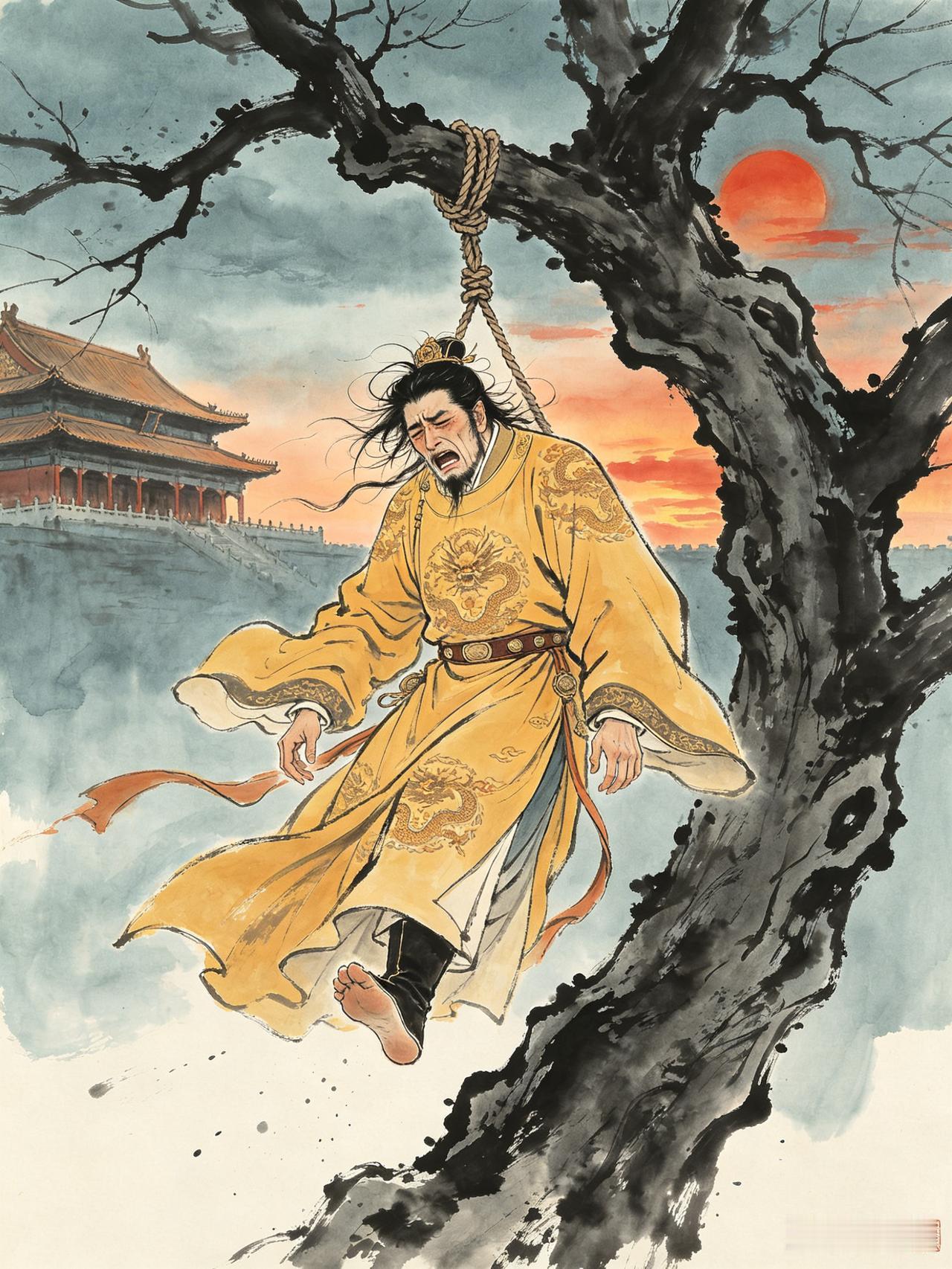 大明亡国，残灯落尽，山河崩塌

崇祯十七年三月，煌煌二百七十六年大明王朝，油尽灯