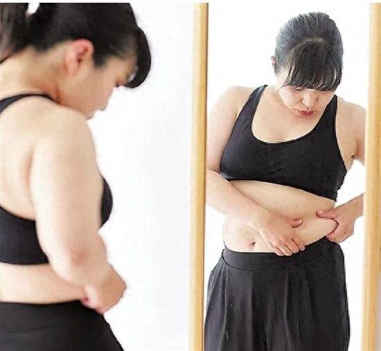 杭州姑娘小江，身高1米63，体重128斤。按医学标准只是轻度超重，身体没啥大毛病