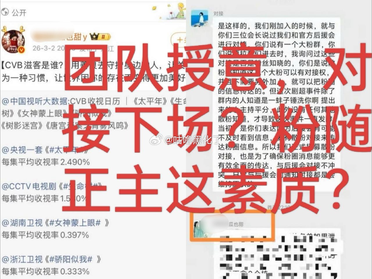 白鹿粉丝对接在干嘛……这人前几天不是还被告了么？ 