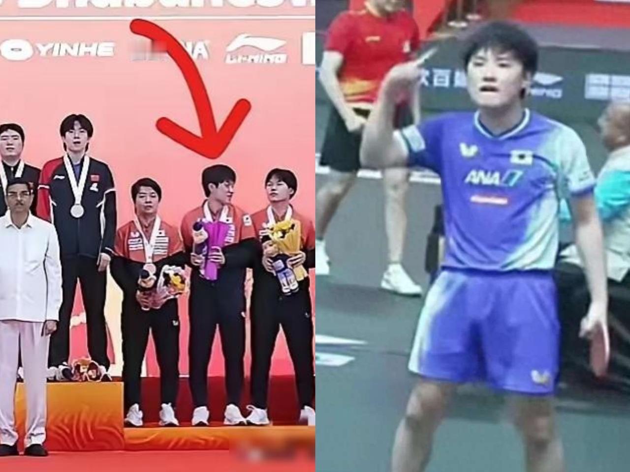 国乒亚锦赛夺冠，本是喜事一桩，可张本智和却抢了风头。10月16日亚锦赛颁奖时，国