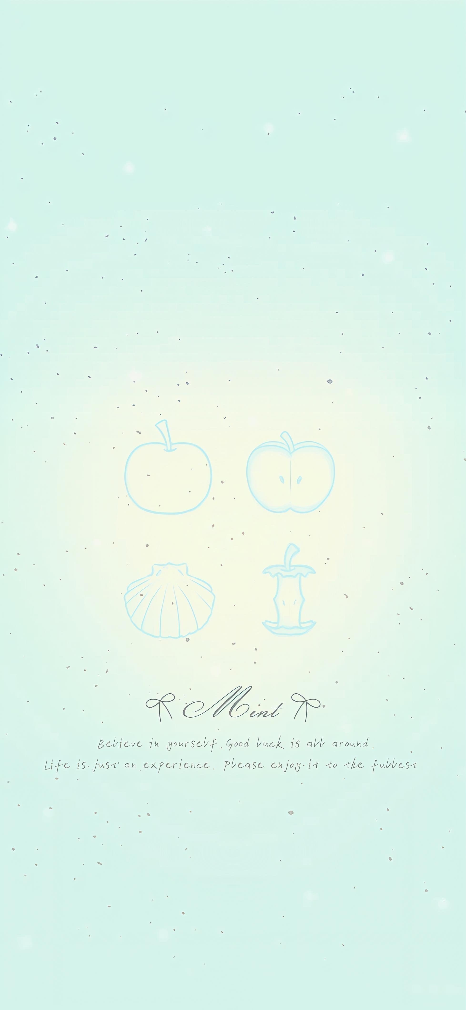 青色系 | 小清新背景图🍏|||绿色系壁纸 