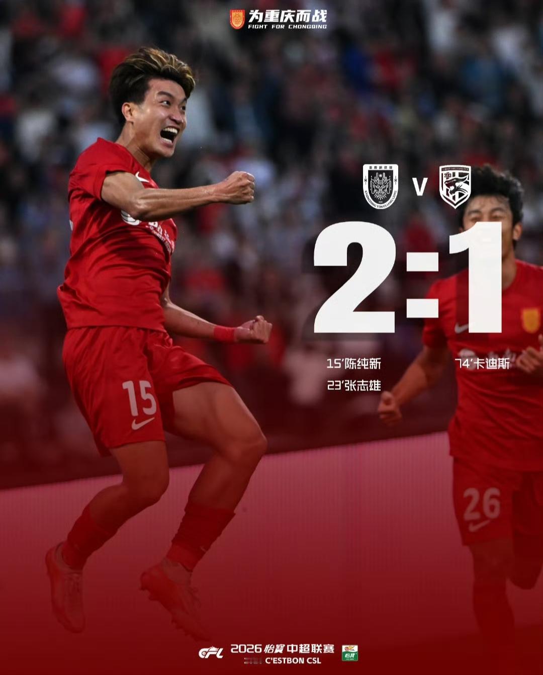 重庆铜梁龙太猛了，这是要奔着争冠去了呀。赛季前不是说保级的嘛，现在都排积分榜第一