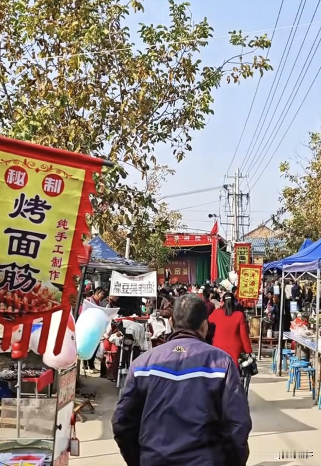 咸阳市陈王村是我村，村子大，分为一村、二村、三村，这几天，三个村子都在唱大戏，说