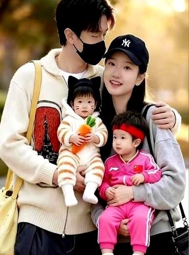 一家四口都热爱体育，绝了。
这沙头家庭火了不是没道理。人家爹妈自己就是高手，爸爸